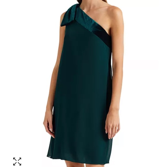 LAUREN RALPH LAUREN Chiffon One-Shoulder Dress - Picture 3 of 15